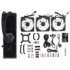 Nestjäähdytyssarja Cooler Master MasterLiquid 360 ATMOS 12 cm musta