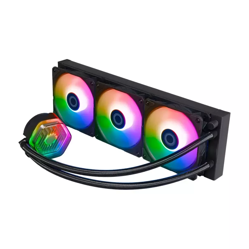 Nestjäähdytyssarja Cooler Master MasterLiquid 360 ATMOS 12 cm musta