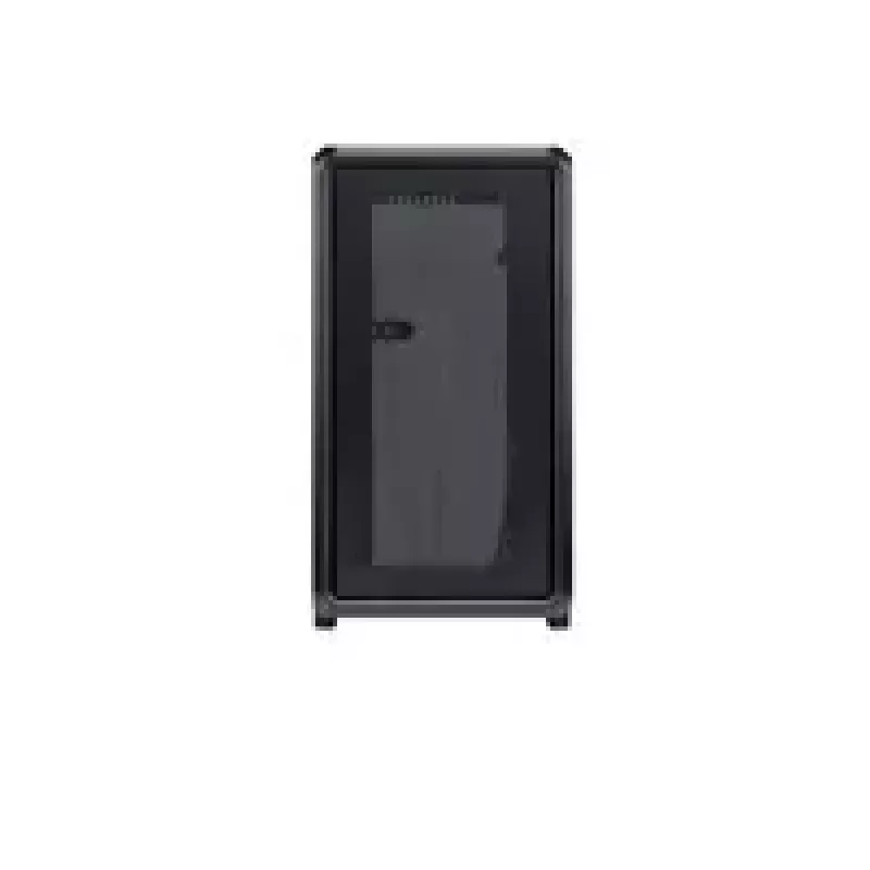 Tietokonekotelo Cooler Master MasterFrame 400 Mesh musta mATX läpinäkyvä sivupaneeli ja 1x 120mm ARGB-tuuletin