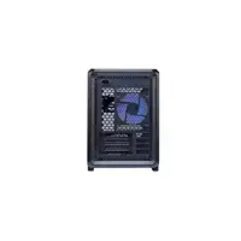 Tietokonekotelo Cooler Master MasterFrame 400 Mesh musta mATX läpinäkyvä sivupaneeli ja 1x 120mm ARGB-tuuletin