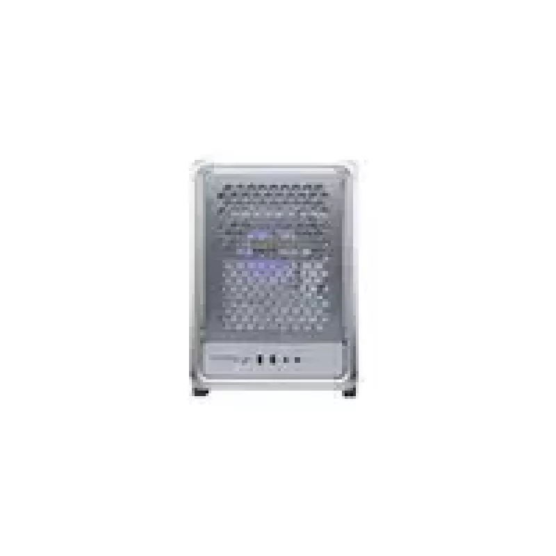 Tietokonekotelo Cooler Master MasterFrame 400 Mesh hopea, mATX, läpinäkyvä sivupaneeli, 1x 120 mm ARGB-tuuletin