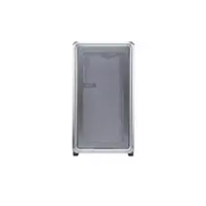 Tietokonekotelo Cooler Master MasterFrame 400 Mesh hopea, mATX, läpinäkyvä sivupaneeli, 1x 120 mm ARGB-tuuletin