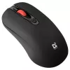 Langaton optinen RF Silent -hiiri DEFENDER Nexus MS-195 — 1600 DPI, 2,4 GHz, Nano-USB, molempikätinen, 2×AAA, musta