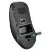 Langaton optinen RF Silent -hiiri DEFENDER Nexus MS-195 — 1600 DPI, 2,4 GHz, Nano-USB, molempikätinen, 2×AAA, musta