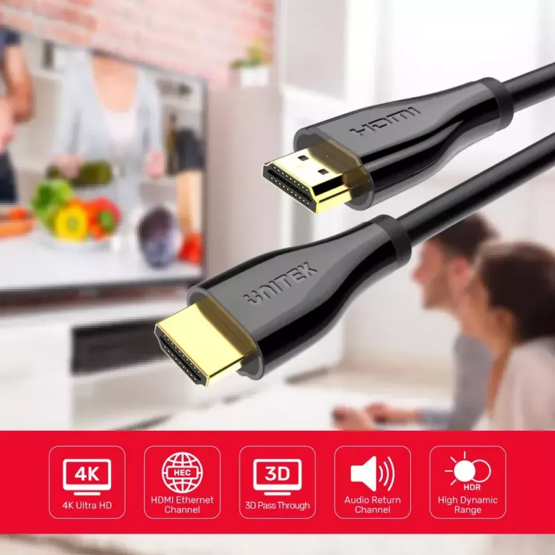 HDMI-kaapeli UNITEK C1048GB 2 m