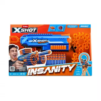 XSHOT Insanity Manic Blaster (24 tikkaa) ZURU