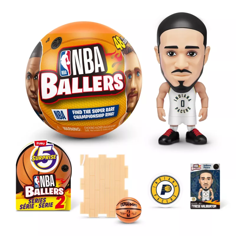 5 Surprise NBA Ballers sarja 2, 3 vuotta, monivärinen