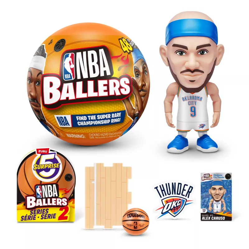 5 Surprise NBA Ballers sarja 2, 3 vuotta, monivärinen