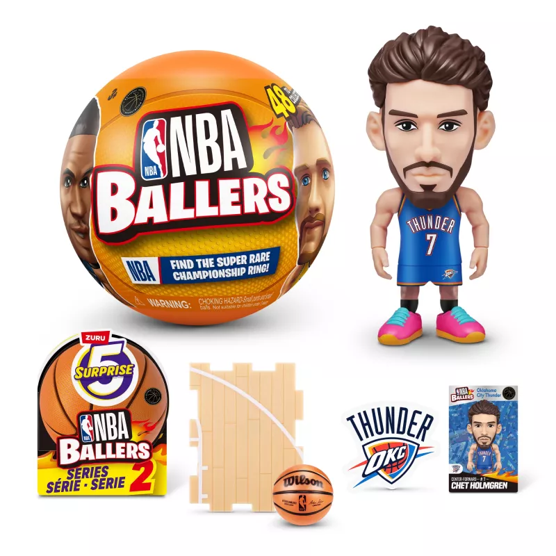 5 Surprise NBA Ballers sarja 2, 3 vuotta, monivärinen