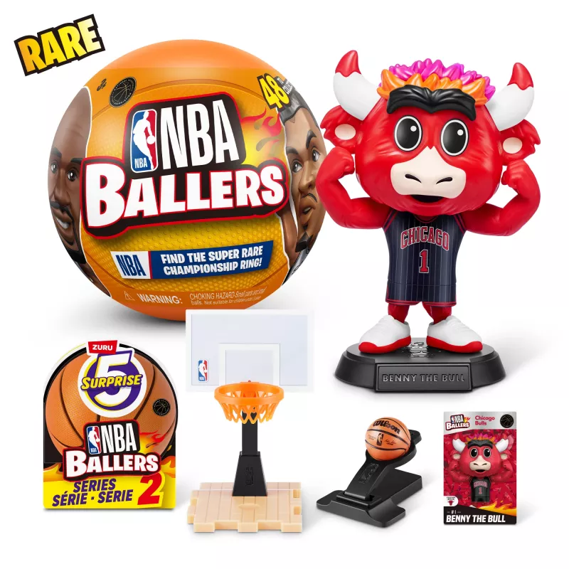 5 Surprise NBA Ballers sarja 2, 3 vuotta, monivärinen