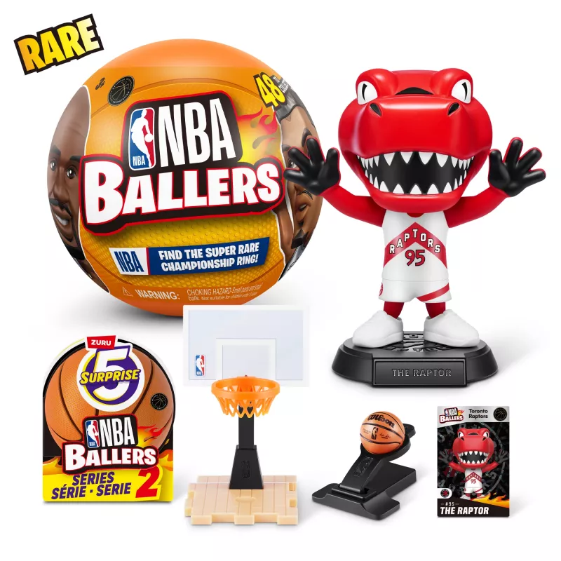 5 Surprise NBA Ballers sarja 2, 3 vuotta, monivärinen