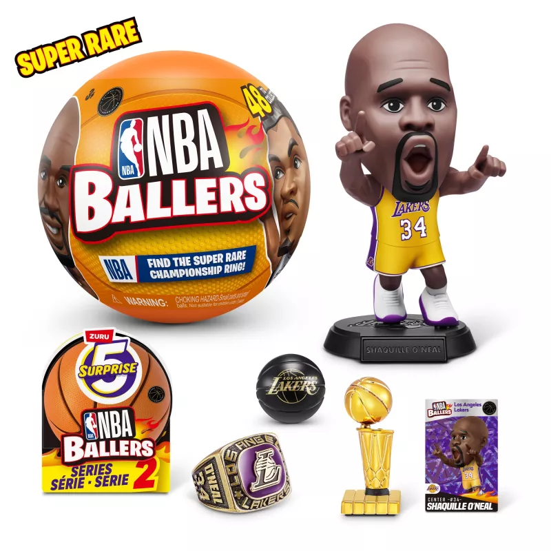 5 Surprise NBA Ballers sarja 2, 3 vuotta, monivärinen