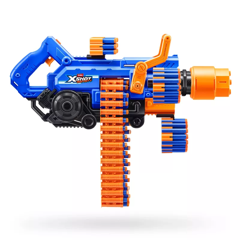 Lelutikkapyssy Zuru XSHOT Insanity — Smoke N Barrel, sisältää 72 vaahtomuovitikkaa