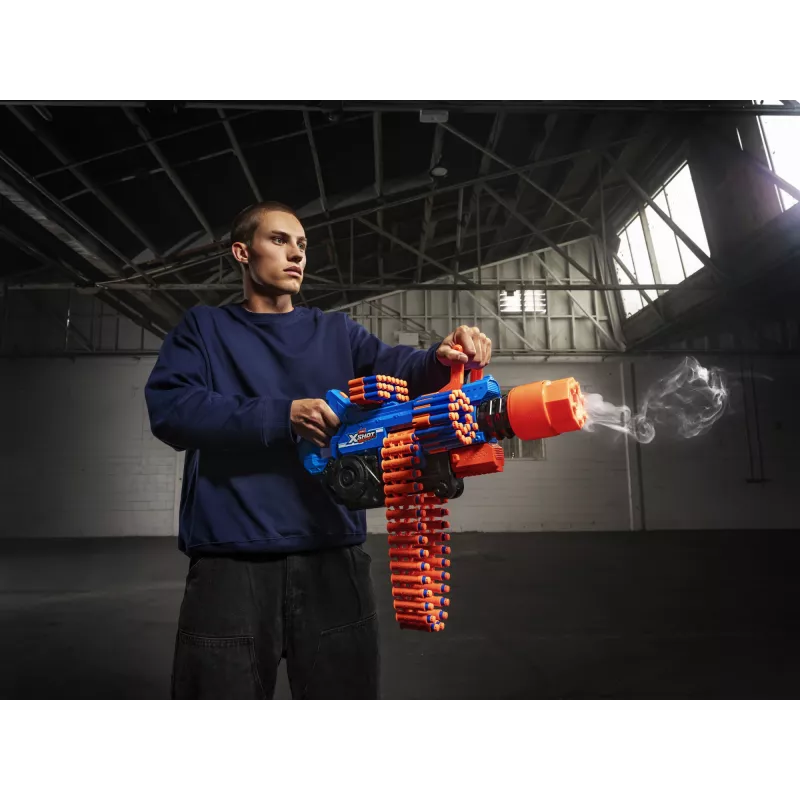 Lelutikkapyssy Zuru XSHOT Insanity — Smoke N Barrel, sisältää 72 vaahtomuovitikkaa