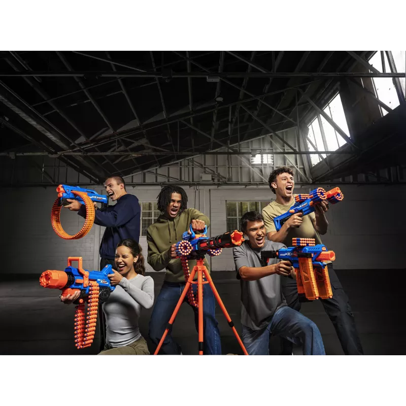 Lelutikkapyssy Zuru XSHOT Insanity — Smoke N Barrel, sisältää 72 vaahtomuovitikkaa