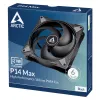 Tuuletin ARCTIC P14 Max tietokonekotelon tuuletin 14 cm musta
