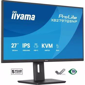 tietokonenäyttö IIYAMA ProLite XB2797QSNP-B1 68,6 cm (27