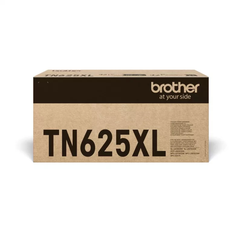 Värikasetti Brother TN-625XLBK — alkuperäinen musta, kesto 5500 sivua, 1 kpl