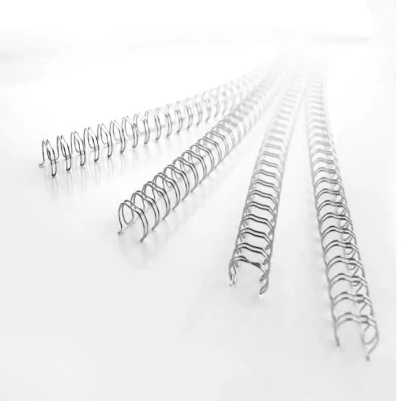 GBC Wire spines 3:1 NO5 8mm A4, valkoinen, 3 arkkia, metalli, A4, 8 mm, 202 mm