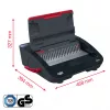 GBC CombBind® CB25E sähköinen sidontakone, kampasidontakone, sähköinen, 390 arkkia, musta, punainen