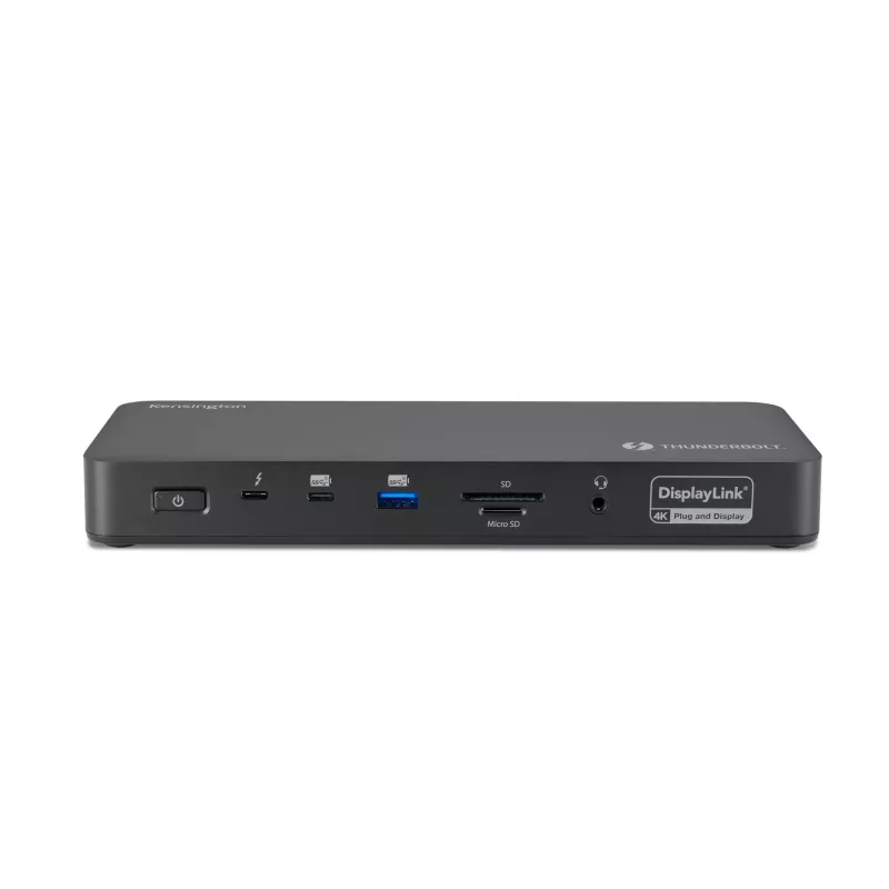 Kensington SD5920T EQ Thunderbolt 4 Quad 4K -hybriditelakka DisplayLink-teknologialla