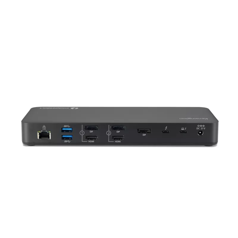 Kensington SD5920T EQ Thunderbolt 4 Quad 4K -hybriditelakka DisplayLink-teknologialla