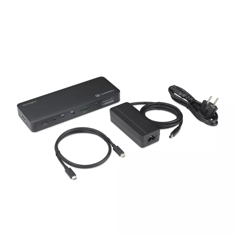 Kensington SD5920T EQ Thunderbolt 4 Quad 4K -hybriditelakka DisplayLink-teknologialla