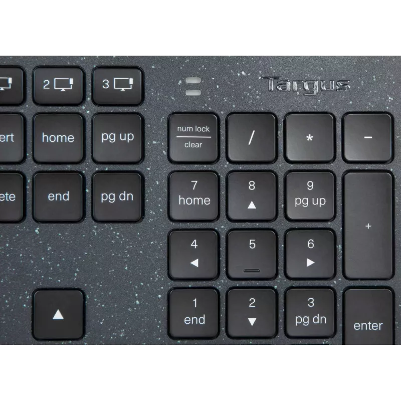 Targus Sustainable Energy Harvesting EcoSmart näppäimistö universaali Bluetooth QWERTZ saksa musta