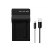 Duracell digikamera-akun laturi, USB, sisälaturi, Sony NP-FW50, musta, 5 V, 5 V
