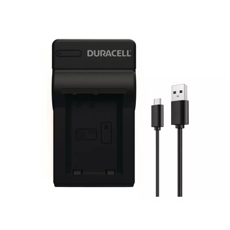 Duracell digikamera-akun laturi, USB, sisälaturi, Sony NP-FW50, musta, 5 V, 5 V