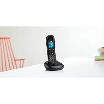 Motorola CD4001 DECT-puhelin numeronäytöllä musta