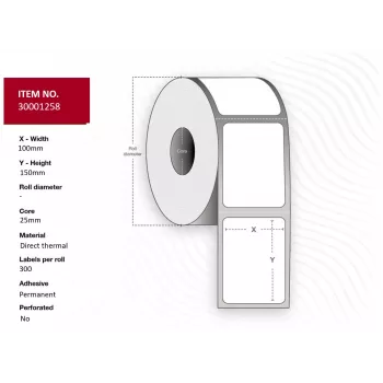 Capture 30001258 tulostustarra valkoinen