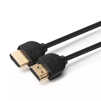 Microconnect 4K HDMI-kaapeli ohut 1m, 1 m, HDMI Type-A (standardi), HDMI Type-A (standardi), 4096 x 2160 pikseliä, 3D, musta