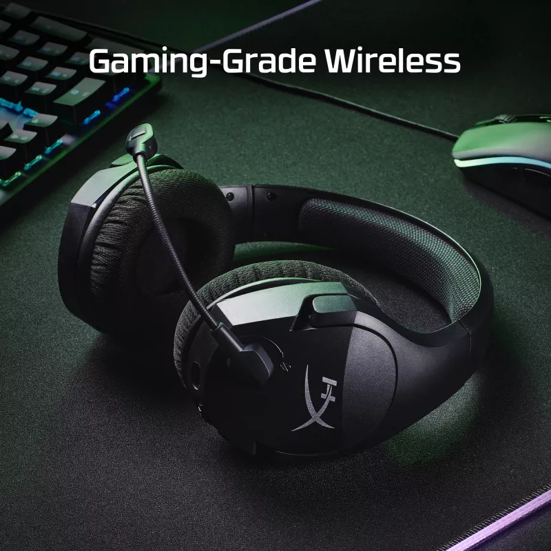 HyperX Cloud Stinger Core – langaton pelikuuloke + 7.1 (musta)