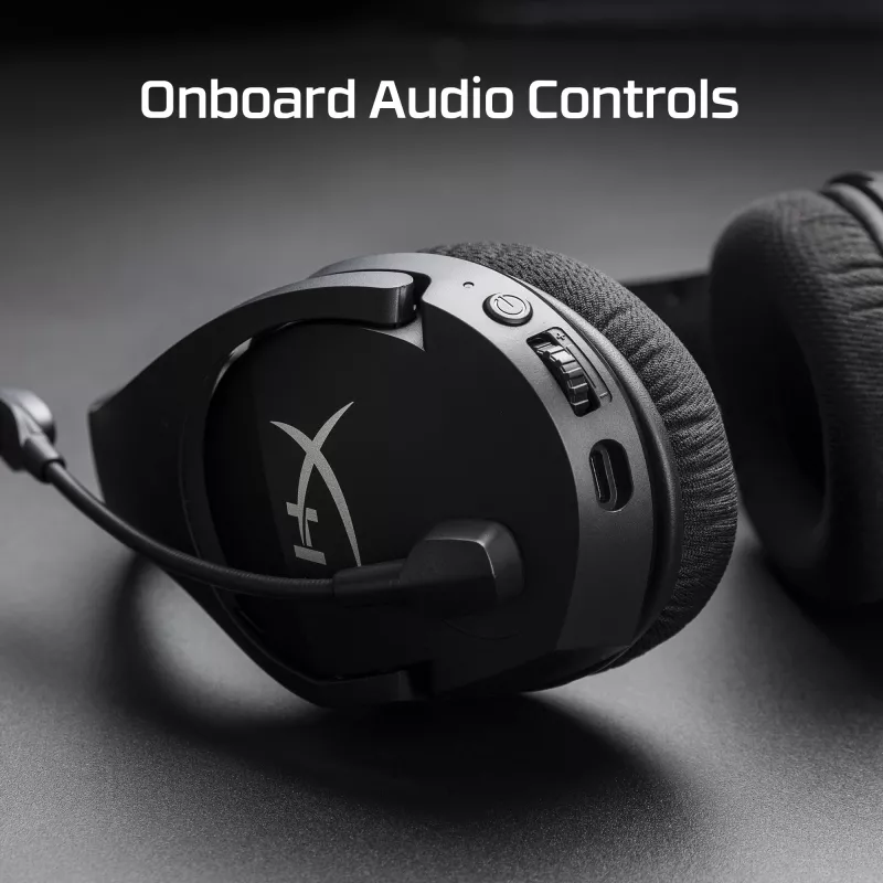 HyperX Cloud Stinger Core – langaton pelikuuloke + 7.1 (musta)
