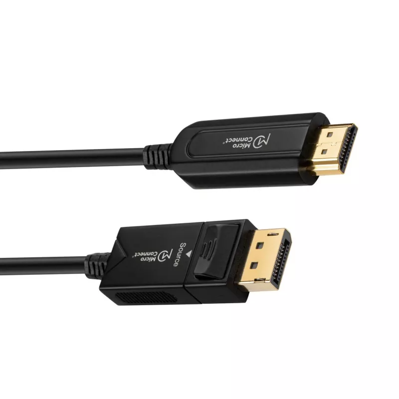 Microconnect DP-HDMI-2000V1.4OP videokaapeli-adapteri 20 m DisplayPort HDMI Type-A (standardi) musta
