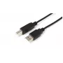 Microconnect USBAB05B USB-kaapeli USB 2.0 0,5 m USB A USB B musta