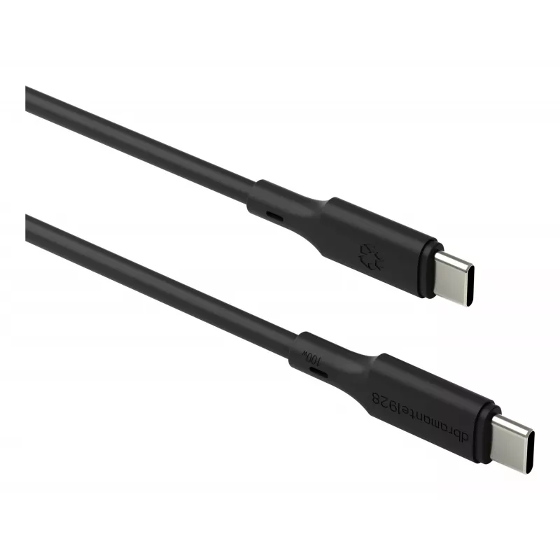 dbramante1928 Bulk - IT - kaapeli - 3 m USB-C/USB-C 100W - musta, 3 m, USB-C, USB-C, USB 2.0, 0,48 Gbit/s, musta
