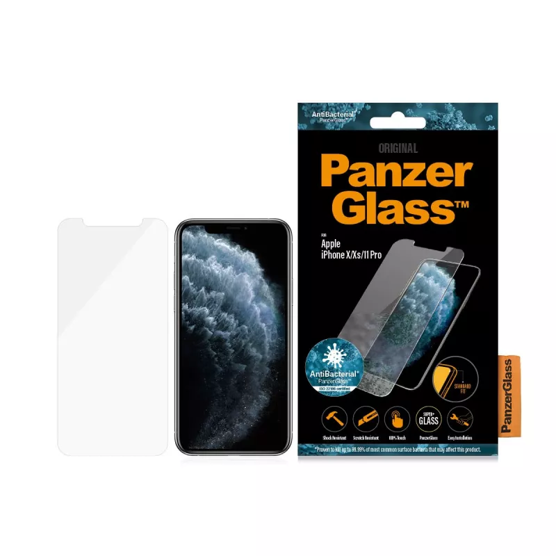 PanzerGlass® näytönsuoja iPhone 11 Pro | Xs | X | Standard Fit