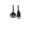 Microconnect DP-VGA-MM-300 DisplayPort-VGA-kaapeli, 3 m, musta