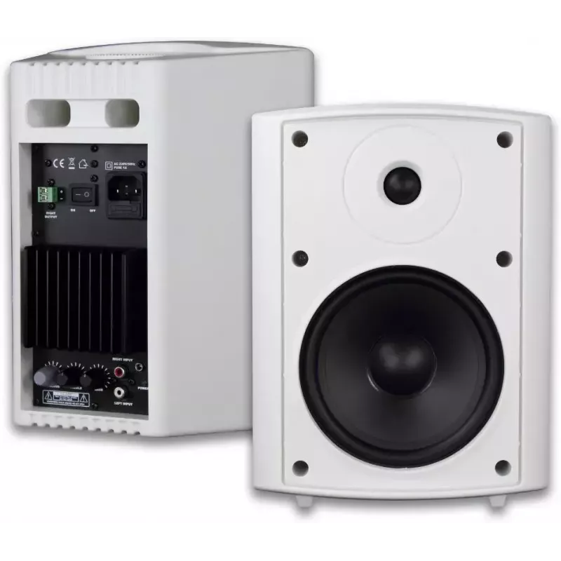 Vivolink aktiivikaiutinsarja 2x50W valkoinen