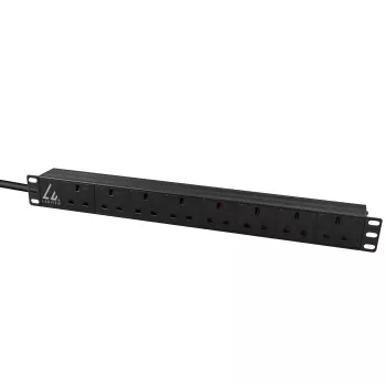Lanview LVR-3MUK-SPD-UK8 virtajakoyksikkö (PDU) 8 AC-lähtöä 1,4U musta
