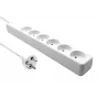 Microconnect MC-GRU0607DKW jatkojohto 7 m 6 AC-lähtöä sisäkäyttöön valkoinen