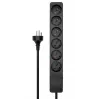 Microconnect MC-GRU0607DKB jatkojohto 7 m 6 AC-pistorasiaa