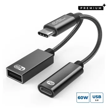 Videokaapelin sovitin Microconnect MC-USBC-CFAF 0,13 m uros naaras