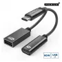 Videokaapelin sovitin Microconnect MC-USBC-CFAF 0,13 m uros naaras