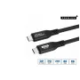 Microconnect USB4CC1-240W-80GBPS USB-kaapeli USB4 Gen 3x2 1 m USB C musta