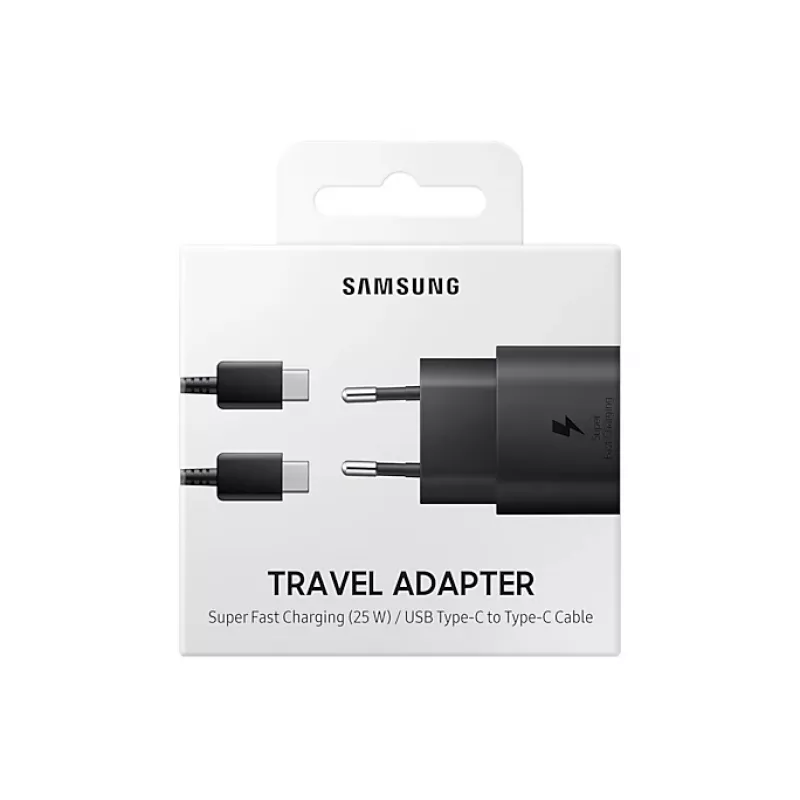 Samsung EP-TA800NBEG virtalähde/laturi sisä-/ulkokäyttöön 25 W musta