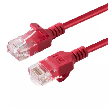 Microconnect V-UTP6A0015R-ohut verkkokaapeli punainen 0,15 m Cat6a U/UTP (UTP)