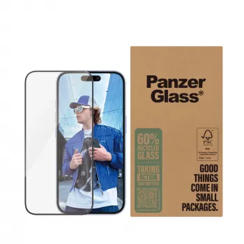 PanzerGlass ® näytönsuoja iPhone 16 | 15 | Ultra-Wide Fit | Bulk